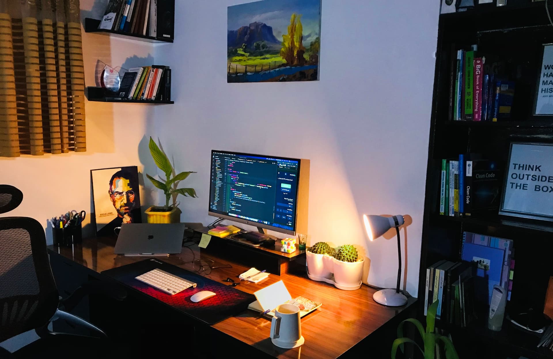 Nangialai's workspace
