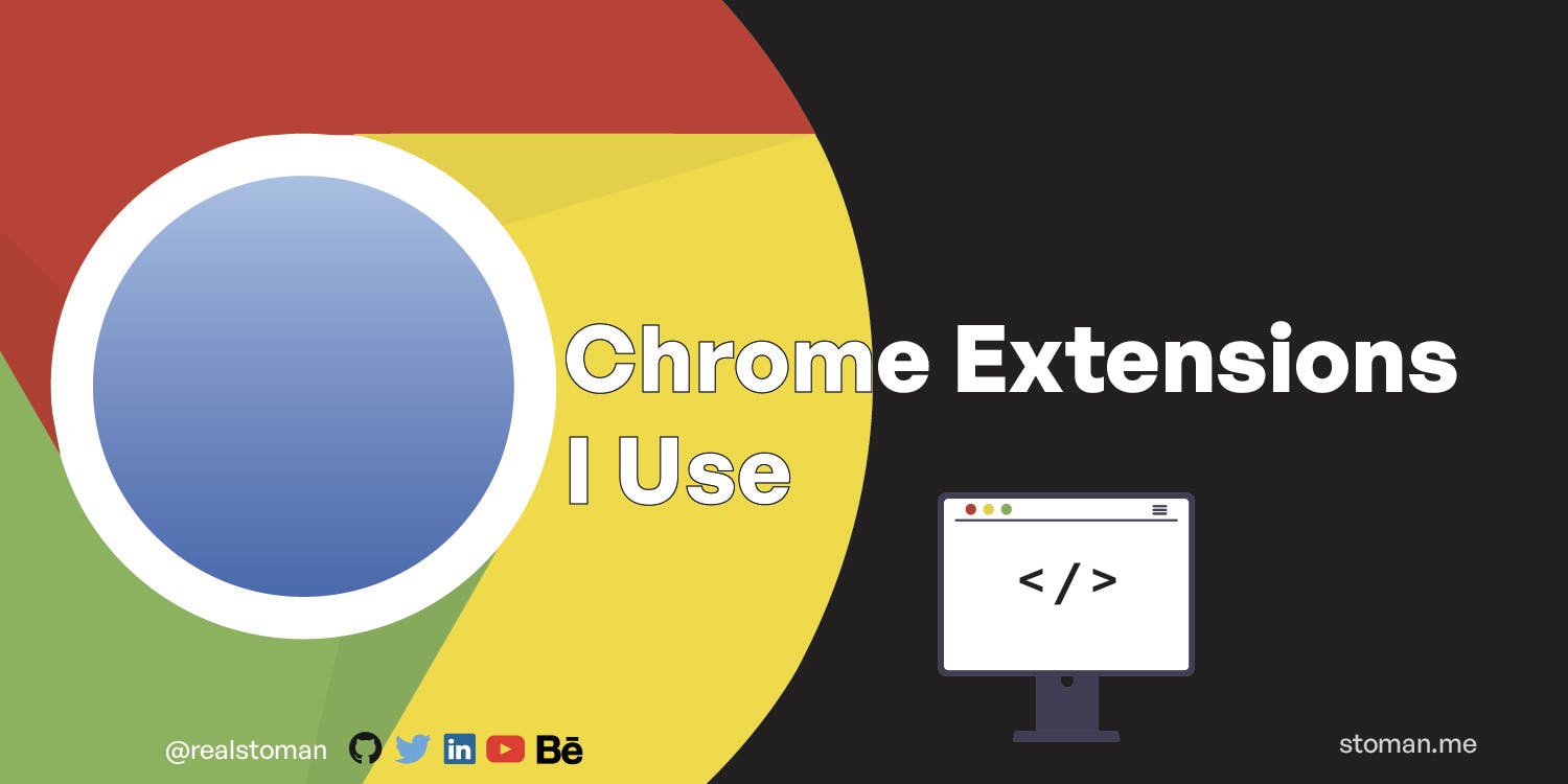 Google Chrome Extensions I Use - Banner Image